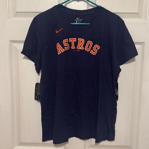 Women’s Astros baseball nike Jersey tee